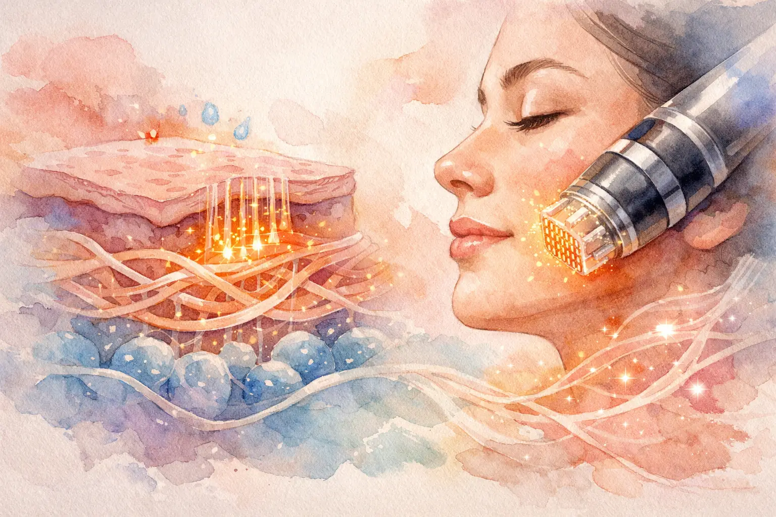 How RF Microneedling Rebuilds Collagen in Skin